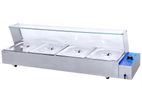 Industrial Electric Bain Marie 06 Pans Table Top (Unique)