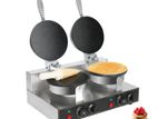 Industrial Electric Double Ice Cone Waffle Maker