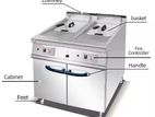 Industrial Gas Fryer with Cabinet - 48L
