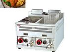 Industrial Large Tank 14L + Gas Deep Fryer