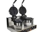 Industrial Rotary Waffle Maker - Double