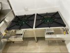 Industrial Stainless Steel Low Pressure Gas Cookers