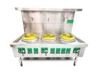 Industrial Wok Burner Triple (With fan)