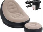 Inflatable Lounge Chair with Footrest