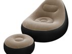 Inflatable Sofa with Footrest