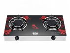 Infrared Double Glass Top Gas Cooker