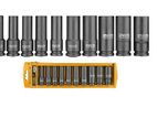 Ingco 10pcs 1/2 Deep Impact Socket Set