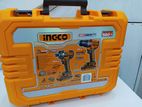 INGCO 20V Cordless Combo Kit 2PC (CKLI20277) – HERMAN HT 1179