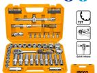 Ingco 62 Piece 1/2″ socket set (HKTS12602)