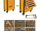 INGCO 7Drawer Tool Box Chest With Tools 328Pcs