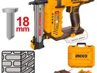 INGCO Cordless Brushless Brick Wall Nail Gun ST18 (w|o btry & Charger)