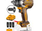 INGCO Cordless Brushless Impact Wrench 850Nm (with 2 btries and charger)