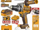 Ingco cordless drill 20v 13mm 166nm (CIDLI201668)