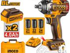 Ingco Cordless Impact Wrench 500Nm 20V