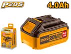 Ingco Lithium Ion Battery Pack 20V 4.0AH FBLI20021 Code 156 Click