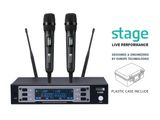INKEL R-2200H/H Dual Wireless Professional Microphone System (Original)