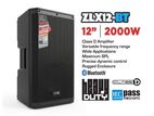 INKEL ZLX-12BT 12" 2000W PROFESSIONAL ACTIVE SPEAKER WITH BT (ORIGINAL)