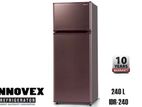 Innovex 240L Double Door Refrigerator - IDR240