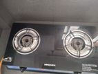 Innovex Glass Top Two Burner Gas Stove