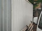 insulated aluminum closed lorry body For JMC 10.5feet