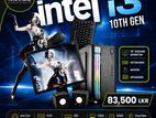 INTEL CORE I3 10TH GEN DDR4 8GB RAM 128GB SSD & 500 HDD FULL SET 19"