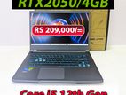 intel Core i5 -12450H \8GB DDR4 Ram \512GB NVMe \GeForce RTX 2050/4GB