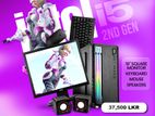 INTEL CORE I5 2ND GEN DDR3 8GB RAM 128GB SSD & 500 HDD FULL SET 19"