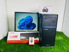 Intel Core I5 2nd Gen Used Full Set Desktop Pc with 17 Inch Monitor