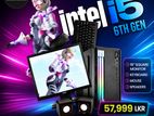 INTEL CORE I5 6TH GEN DDR4 8GB RAM 128GB SSD & 500 HDD FULL SET 19"