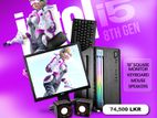 INTEL CORE I5 8TH GEN DDR4 8GB RAM 128GB SSD & 500 HDD FULL SET 19"