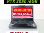 intel core i7-12650H \16GB DDR5\1TB NVMe \RTX™ 3050 / 6GB