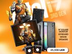 INTEL CORE I7 3RD GEN DDR3 8GB RAM 128GB SSD & 500 HDD FULL SET 19"