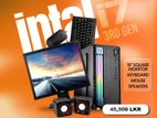 INTEL CORE I7 3RD GEN DDR3 8GB RAM 128GB SSD & 500 HDD FULL SET 19"