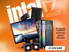 INTEL CORE I7 4TH GEN DDR3 8GB RAM 128GB SSD & 500 HDD FULL SET 19"