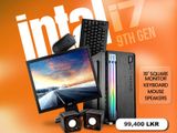 INTEL CORE I7 9TH GEN DDR4 8GB RAM 128GB SSD & 500 HDD FULL SET 19"