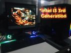 Intel i3 3rd Generation + 8Gb Ram 1TB HDD 22" Monitor Full Set PC