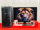 Intel i5 4th Gen / 8GB RAM 500GB HDD 24" LED Monitor Full Set