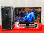 intel i5 6th GEN / 8GB RAM 120GB SSD 22" LED Monitor Full Set