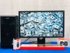 Intel i7 2nd GEN / 8GB RAM 500GB HDD 24" LED Monitor Full Set