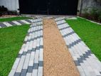 Interlock Blocks and Malaysian Garden Grass