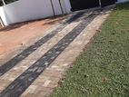 Interlock Bricks and Grass Paving