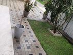 Interlock Bricks and Malaysian Grass