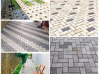 Interlock Paving and Glass Layering Service