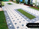 Interlock paving & grass planting