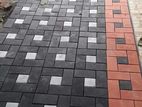 Interlock paving & grass planting