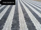 Interlock paving & grass planting