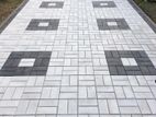 Interlock Paving & Grass Planting