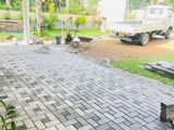Interlock paving blocks with installation