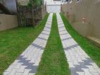 Interlock Paving Design Malaysian Garden Grass Landscaping