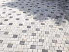 Interlock Paving with Garden Grass